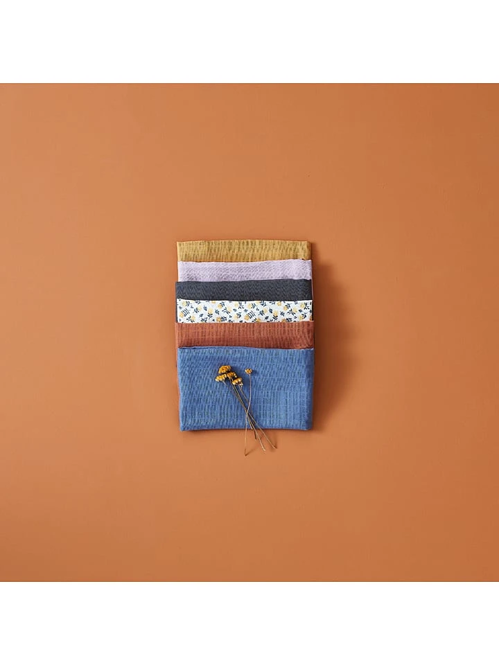 Musselin-Tuch In Dunkelgrün - (L)120 X (B)120 Cm 4 Musselin-Tuch In Dunkelgrün - (L)120 X (B)120 Cm – Bild 2