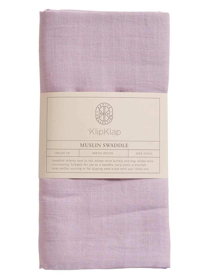 Musselin-Tuch In Flieder - (L)120 X (B)120 Cm 3 Musselin-Tuch In Flieder - (L)120 X (B)120 Cm