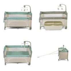 Reisebett Indiana Laufstall In Grün -Babyprodukte cangaroo reisebett indiana laufstall in grun 4