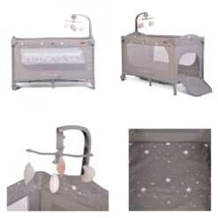 Reisebett Once Upon A Time In Grau -Babyprodukte cangaroo reisebett once upon a time in grau 4
