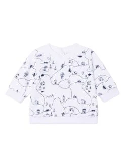 2tlg. Outfit In Weiß/ Dunkelblau -Babyprodukte carrement beau 2tlg outfit in weiss dunkelblau 2