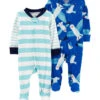 Carter's™ 2er-Set: Strampler In Blau/ Türkis -Babyprodukte carters 2er set strampler in blau turkis