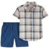 Carter's™ 2tlg. Outfit In Dunkelblau/ Bunt