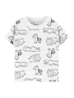 Carter's™ 2tlg. Outfit In Dunkelgrau/ Weiß -Babyprodukte carters 2tlg outfit in dunkelgrau weiss 2