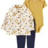 Carter's™ 3tlg. Outfit In Gelb/ Dunkelblau -Babyprodukte carters 3tlg outfit in gelb dunkelblau