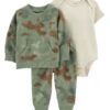 Carter's™ 3tlg. Outfit In Khaki/ Beige
