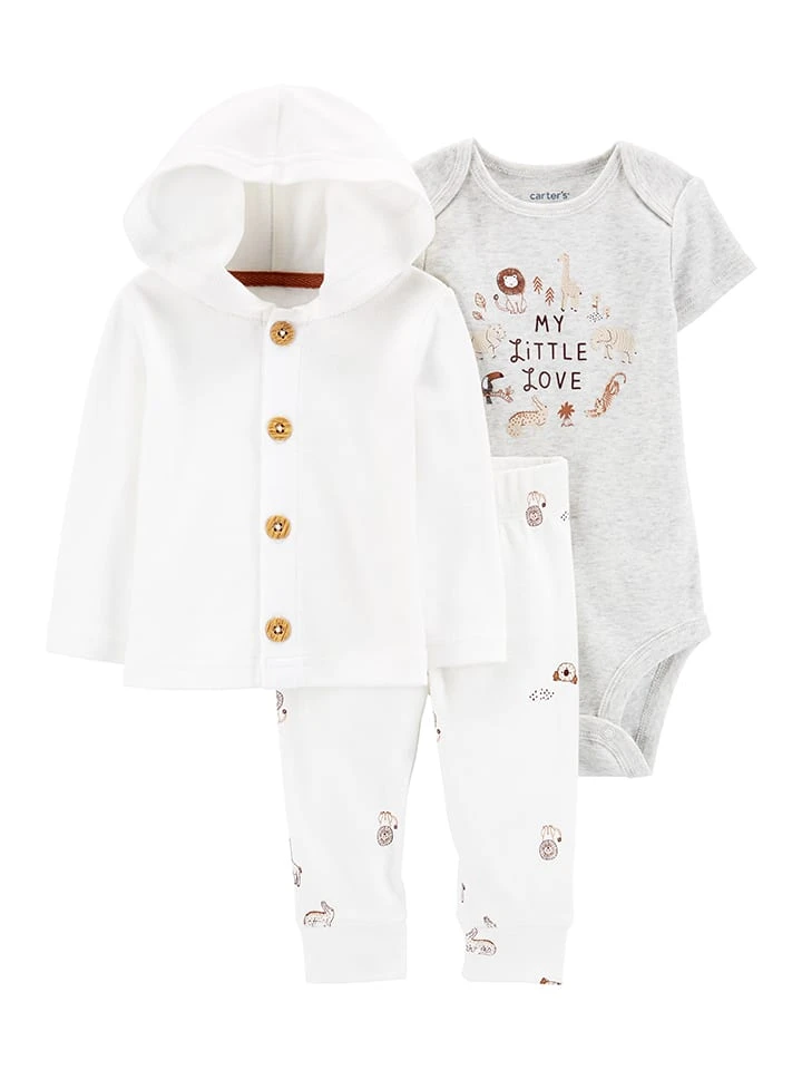 Carter's™ 3tlg. Outfit In Weiß 3 Carter's™ 3tlg. Outfit In Weiß