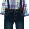 Carter's™ Baby Set Langarmhemd + Latzhose