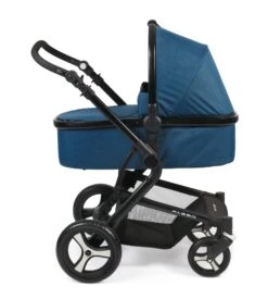 Kinderwagen "Passo" In Melange Blau -Babyprodukte chic 4 baby kinderwagen passo in melange blau 2