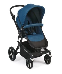 Kinderwagen "Passo" In Melange Blau -Babyprodukte chic 4 baby kinderwagen passo in melange blau 4