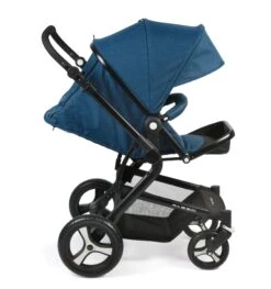 Kinderwagen "Passo" In Melange Blau -Babyprodukte chic 4 baby kinderwagen passo in melange blau 5