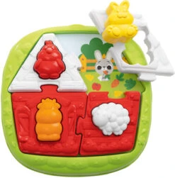CHICCO 2 In 1 Puzzle Und Formensortierer - Bauernhof