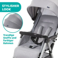 CHICCO Buggy Ohlala' 3, Grau -Babyprodukte chicco buggy ohlala 3 grau 8