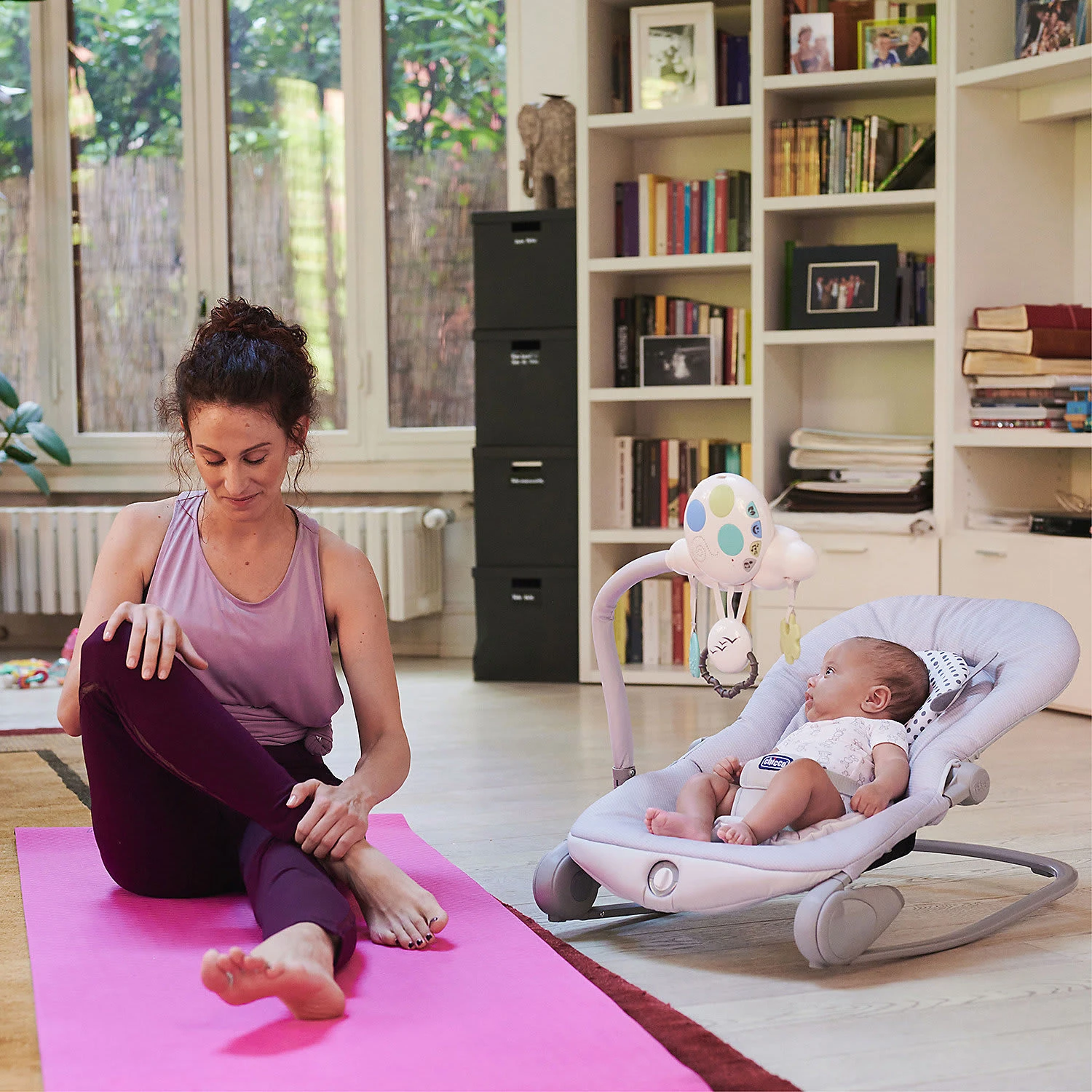 CHICCO Wippe Balloon Mit Elektronischem Spielbogen, Hellblau 4 CHICCO Wippe Balloon Mit Elektronischem Spielbogen, Hellblau – Bild 2