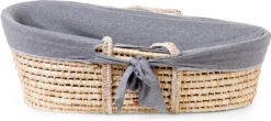 Childhome Moseskorb SOFT CORNHUSK , Natural, Inkl. Matratze Und Jersey Bezug, Grau -Babyprodukte childhome moseskorb soft cornhusk natural inkl matratze und jersey bezug grau 4