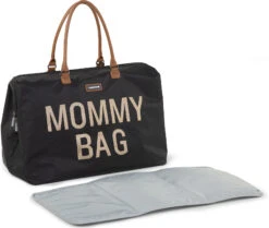 Childhome Wickeltasche Mommy Bag, Schwarz/gold -Babyprodukte childhome wickeltasche mommy bag schwarz gold 3