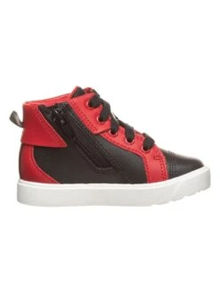 Clarks Leder-Sneakers "City Oasis" In Rot/ Schwarz -Babyprodukte clarks leder sneakers city oasis in rot schwarz 1