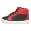 Clarks Leder-Sneakers "City Oasis" In Rot/ Schwarz