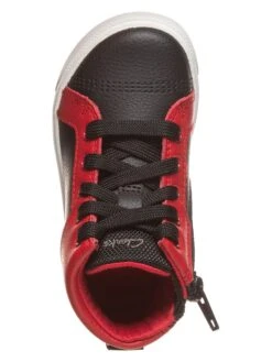 Clarks Leder-Sneakers "City Oasis" In Rot/ Schwarz -Babyprodukte clarks leder sneakers city oasis in rot schwarz 3