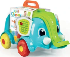 Clementoni Clemmy - Baby-Elephant, Soft-Bausteine-Wagen -Babyprodukte clementoni clemmy baby elephant soft bausteine wagen 3