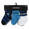Converse 6er-Set: ABS-Socken In Blau/ Weiß -Babyprodukte converse 6er set abs socken in blau weiss