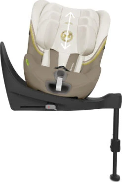 CYBEX Auto-Kindersitz SIRONA S2 I-Size, Seashell Beige -Babyprodukte cybex auto kindersitz sirona s2 i size seashell beige 4