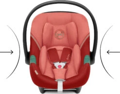 CYBEX Babyschale ATON S2 I-Size, Hibiscus Red 13 CYBEX Babyschale ATON S2 I-Size, Hibiscus Red -Babyprodukte cybex babyschale aton s2 i size hibiscus red 1