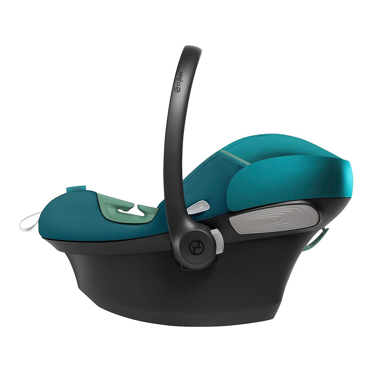 CYBEX Babyschale Aton S2 I-Size, River Blue | Turquoise 4 CYBEX Babyschale Aton S2 I-Size, River Blue | Turquoise – Bild 2