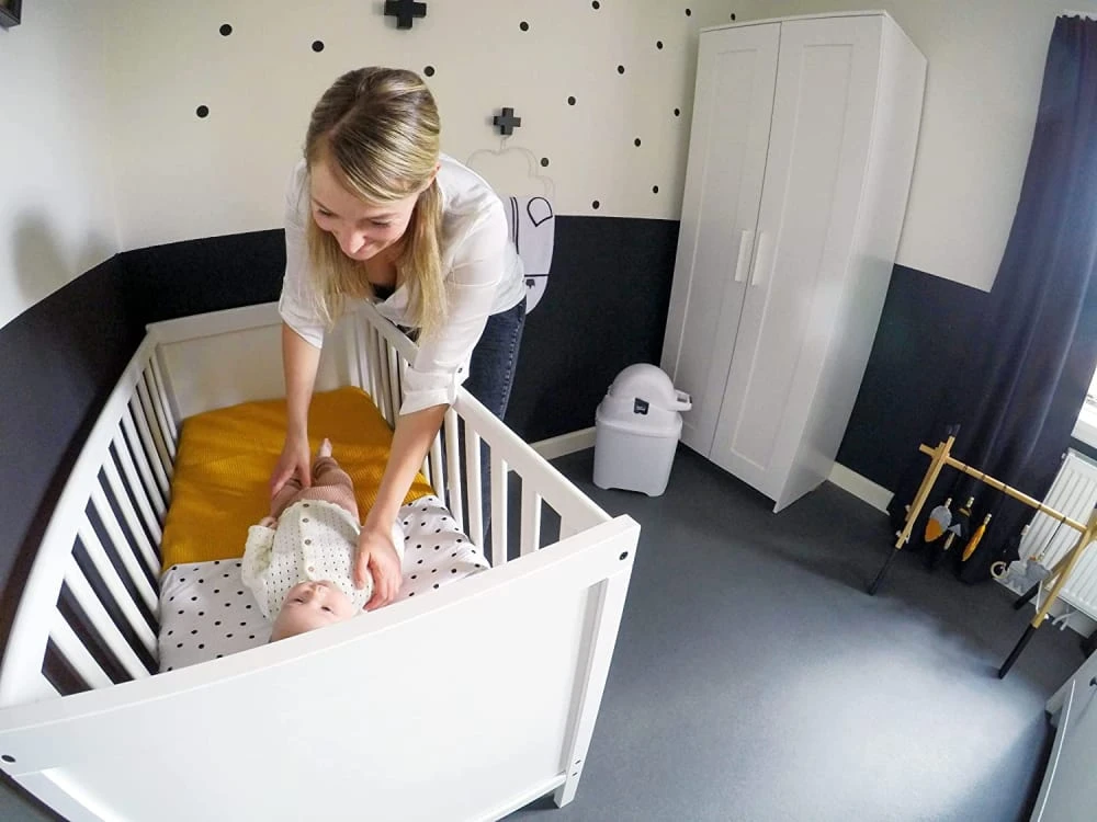 Geruchsdichter Windeleimer "Diaper Champ ONE" In Schwarz/weiß 4 Geruchsdichter Windeleimer "Diaper Champ ONE" In Schwarz/weiß – Bild 2