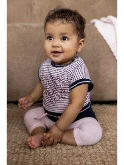 Dirkje 2tlg. Outfit In Dunkelblau/ Rosa -Babyprodukte dirkje 2tlg outfit in dunkelblau rosa 2