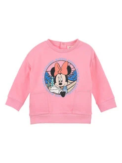 Sweatshirt "Minnie" In Rosa -Babyprodukte disney minnie mouse sweatshirt minnie in rosa 1