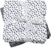 Done By Deer 2er-Set: Mulltücher "Happy Dots" In Grau - (L)120 X (B)120 Cm -Babyprodukte done by deer 2er set mulltucher happy dots in grau l 120 x b 120 cm