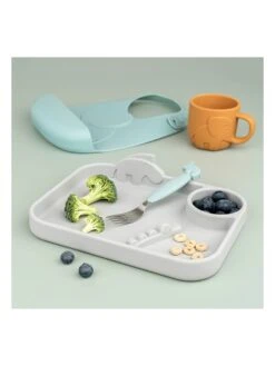 Done By Deer 3er-Set: Besteck "Deer Friends" In Hellblau -Babyprodukte done by deer 3er set besteck deer friends in hellblau 4