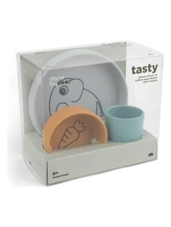 Done By Deer 3tlg. Essgeschirr "Elphee" In Hellblau/ Grau/ Senf -Babyprodukte done by deer 3tlg essgeschirr elphee in hellblau grau senf 2