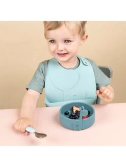 Done By Deer 3tlg. Esslern-Set "Deer Friends" In Hellblau/ Blau -Babyprodukte done by deer 3tlg esslern set deer friends in hellblau blau 4