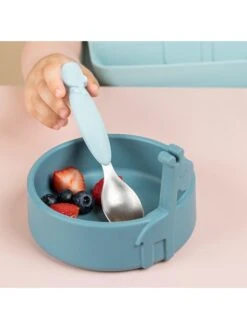 Done By Deer 3tlg. Esslern-Set "Deer Friends" In Hellblau/ Blau -Babyprodukte done by deer 3tlg esslern set deer friends in hellblau blau 7