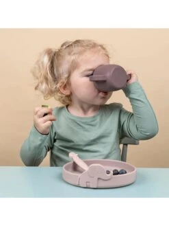 Done By Deer 3tlg. Esslern-Set "Deer Friends" In Rosa -Babyprodukte done by deer 3tlg esslern set deer friends in rosa 5