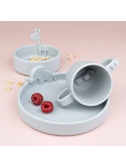 Done By Deer Esslernschale "Raffi" In Grau - Ø 11,5 Cm - 275 Ml -Babyprodukte done by deer esslernschale raffi in grau o 11 5 cm 275 ml 4