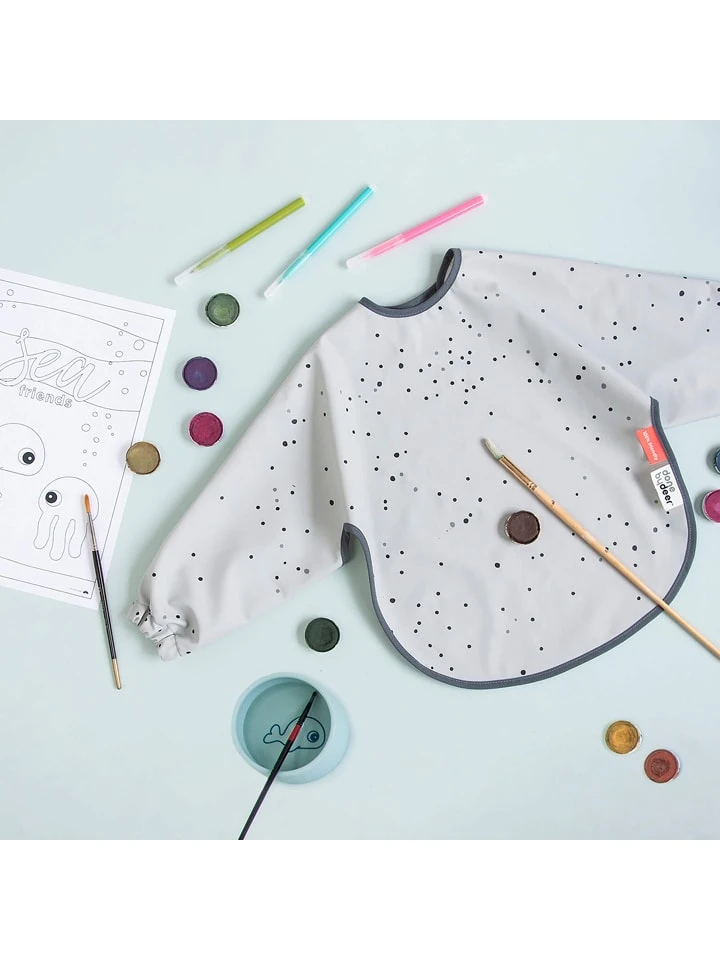 Done By Deer Lätzchen "Dreamy Dots" In Grau - (L)39 Cm 4 Done By Deer Lätzchen "Dreamy Dots" In Grau - (L)39 Cm – Bild 2