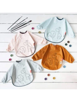 Done By Deer Lätzchen "Dreamy Dots" In Ocker - (L)39 Cm -Babyprodukte done by deer latzchen dreamy dots in ocker l 39 cm 1