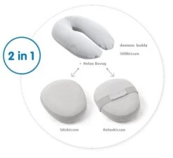 Doomoo Stillkissen Relax Bezug „Classic Gestreift" In Grau 13 Doomoo Stillkissen Relax Bezug „Classic Gestreift" In Grau -Babyprodukte doomoo stillkissen relax bezug classic gestreift in grau 2