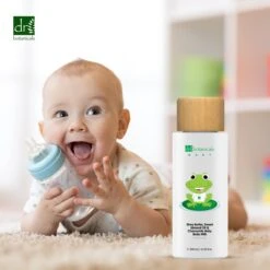 Dr Botanicals Sweet Almond Oil & Chamomile Baby Body Milk -Babyprodukte dr botanicals dr botanicals sweet almond oil and chamomile baby body milk 4