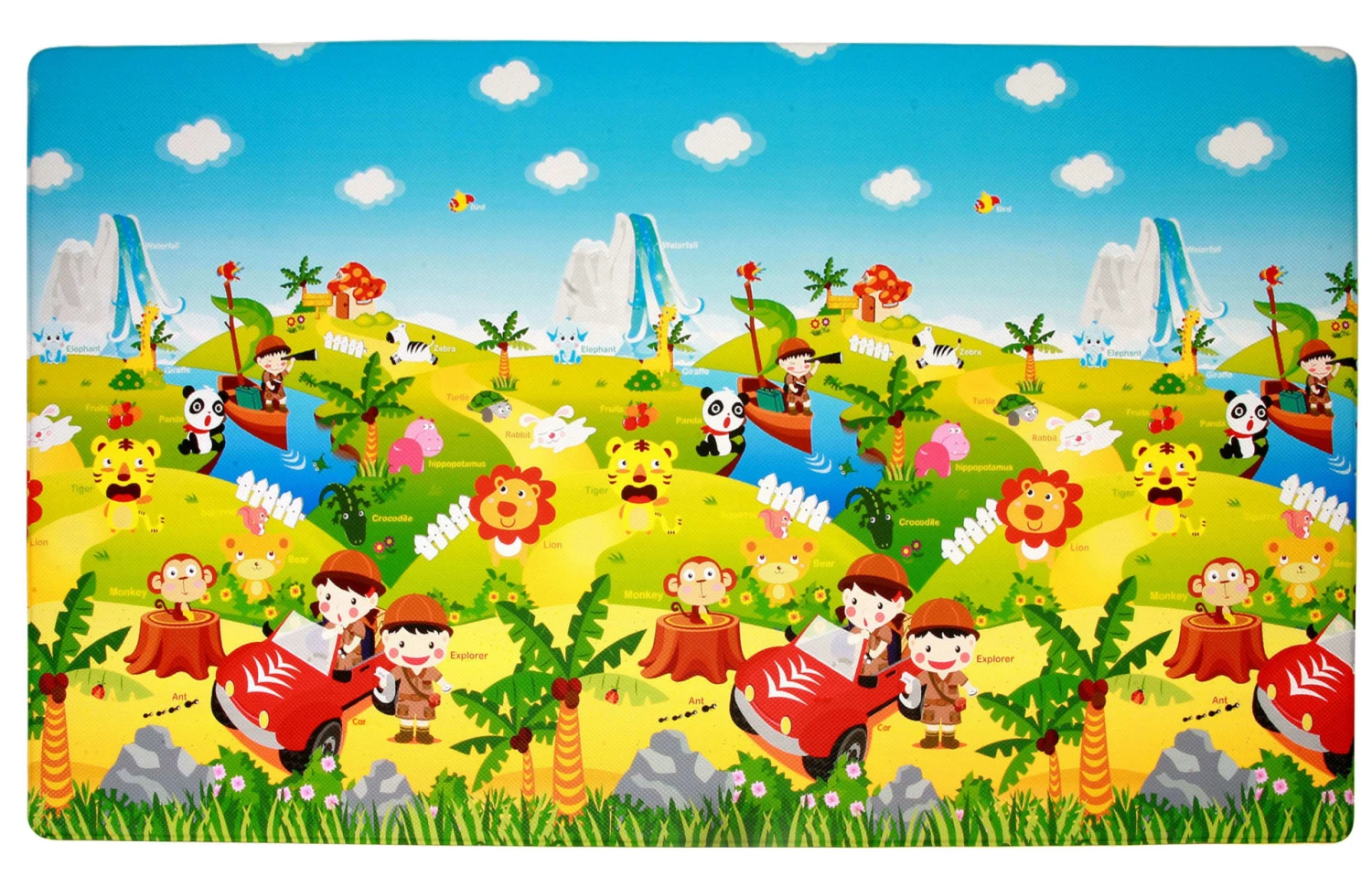 Spielmatte "Safari" In Bunt - (L) 230 X (B) 140 Cm X (H) 15 Mm 4 Spielmatte "Safari" In Bunt - (L) 230 X (B) 140 Cm X (H) 15 Mm – Bild 2