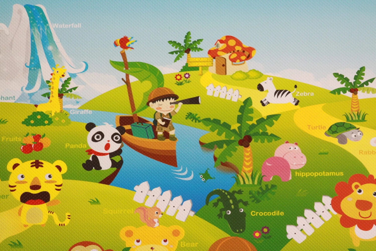 Spielmatte "Safari" In Bunt - (L) 230 X (B) 140 Cm X (H) 15 Mm 8 Spielmatte "Safari" In Bunt - (L) 230 X (B) 140 Cm X (H) 15 Mm – Bild 6