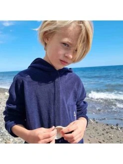 Bademantel "Rommy" In Dunkelblau -Babyprodukte ebbe bademantel rommy in dunkelblau 2