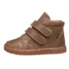 El Naturalista Leder-Sneakers "Helmet" In Khaki