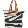 Elodie Details Wickeltasche In Beige/ Schwarz - (B)42 X (H)49 X (T)15 Cm