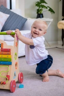 EverEarth Lauflernwagen In Bunt -Babyprodukte everearth lauflernwagen in bunt 2