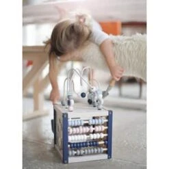 EverEarth Motorikwürfel Mein Erster Großer Aktivitäts-Würfel In Grau -Babyprodukte everearth motorikwurfel mein erster grosser aktivitats wurfel in grau 8