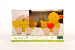EverEarth Nachzieh-Ente Mit Ei -Babyprodukte everearth nachzieh ente mit ei 2